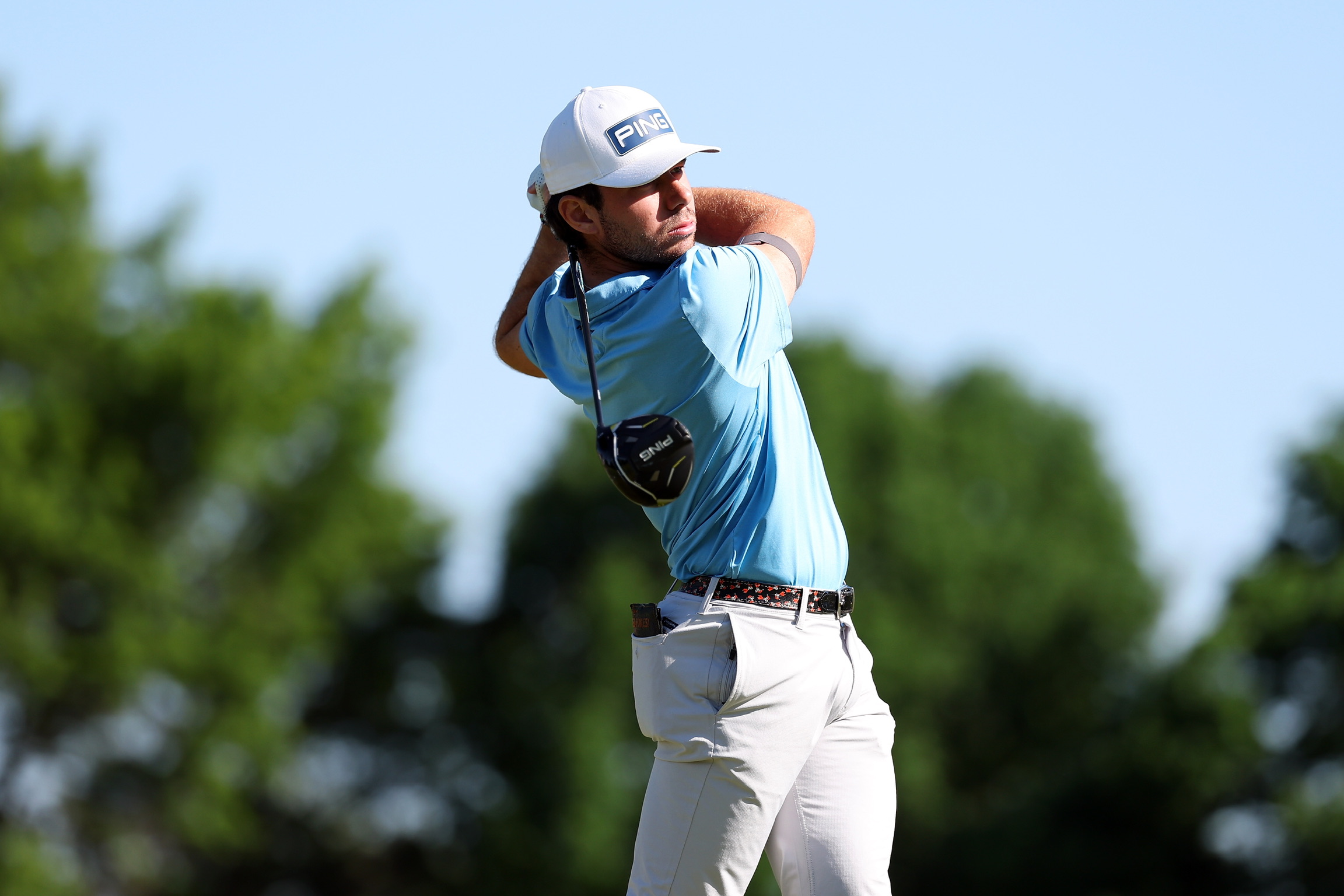 APN ambassador Jonas driving off the tee