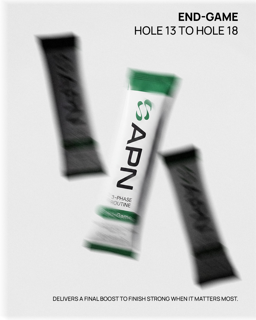 APN FUEL Sachets — End-Game, hole 13 to hole 18