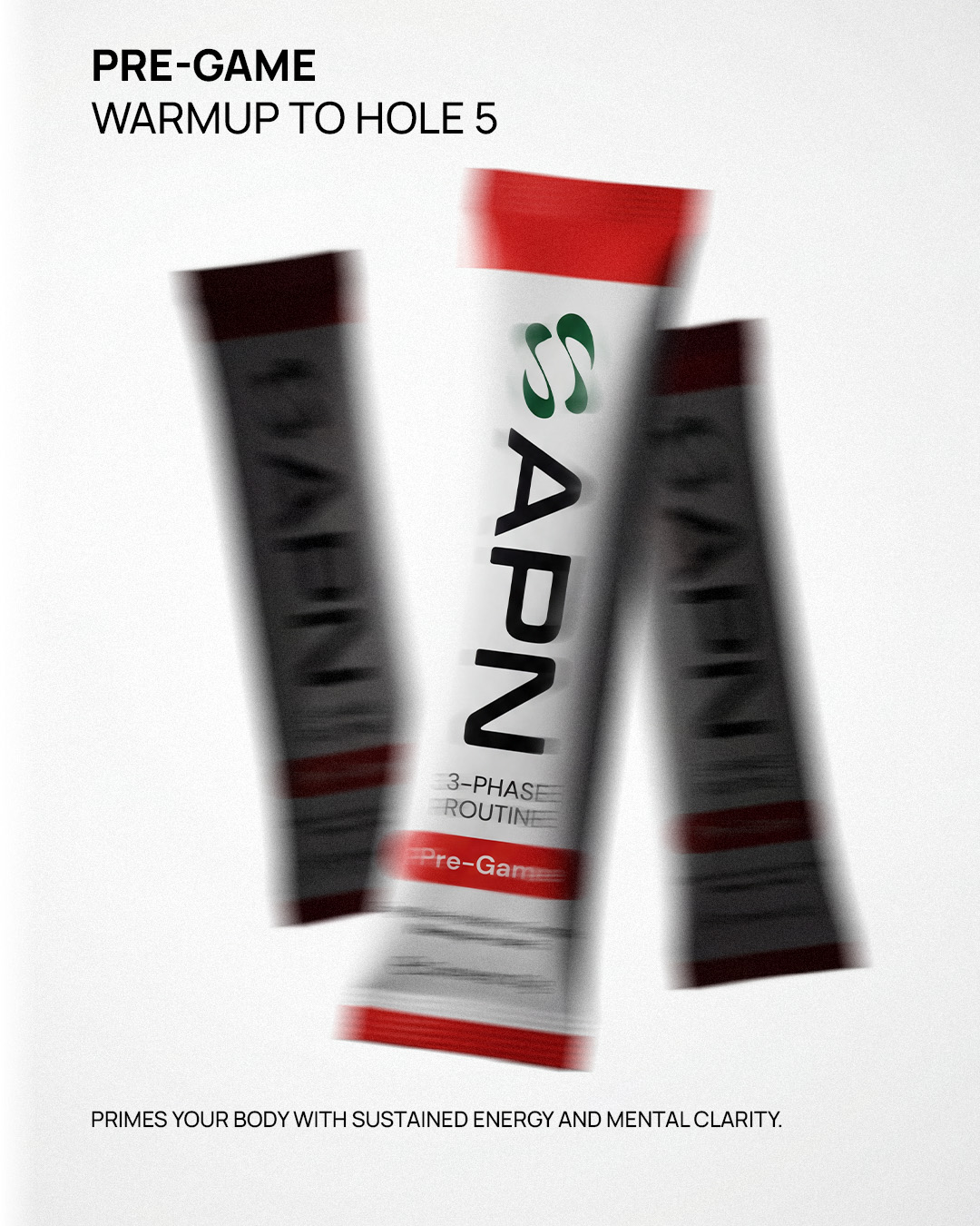 APN FUEL Sachets — Pre-Game, warmup to hole 5